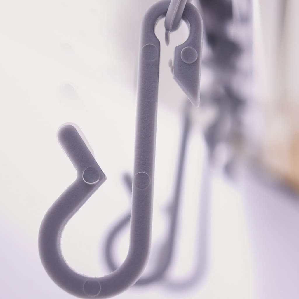 RIDDER Hoekdouchegordijnrail met haken universeel chroom 52500 kopen