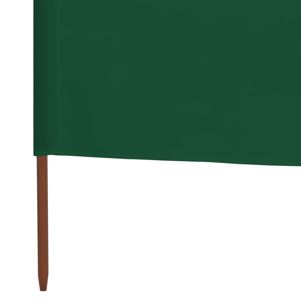 vidaXL Windscherm 3-panelen 400x160 cm stof groen