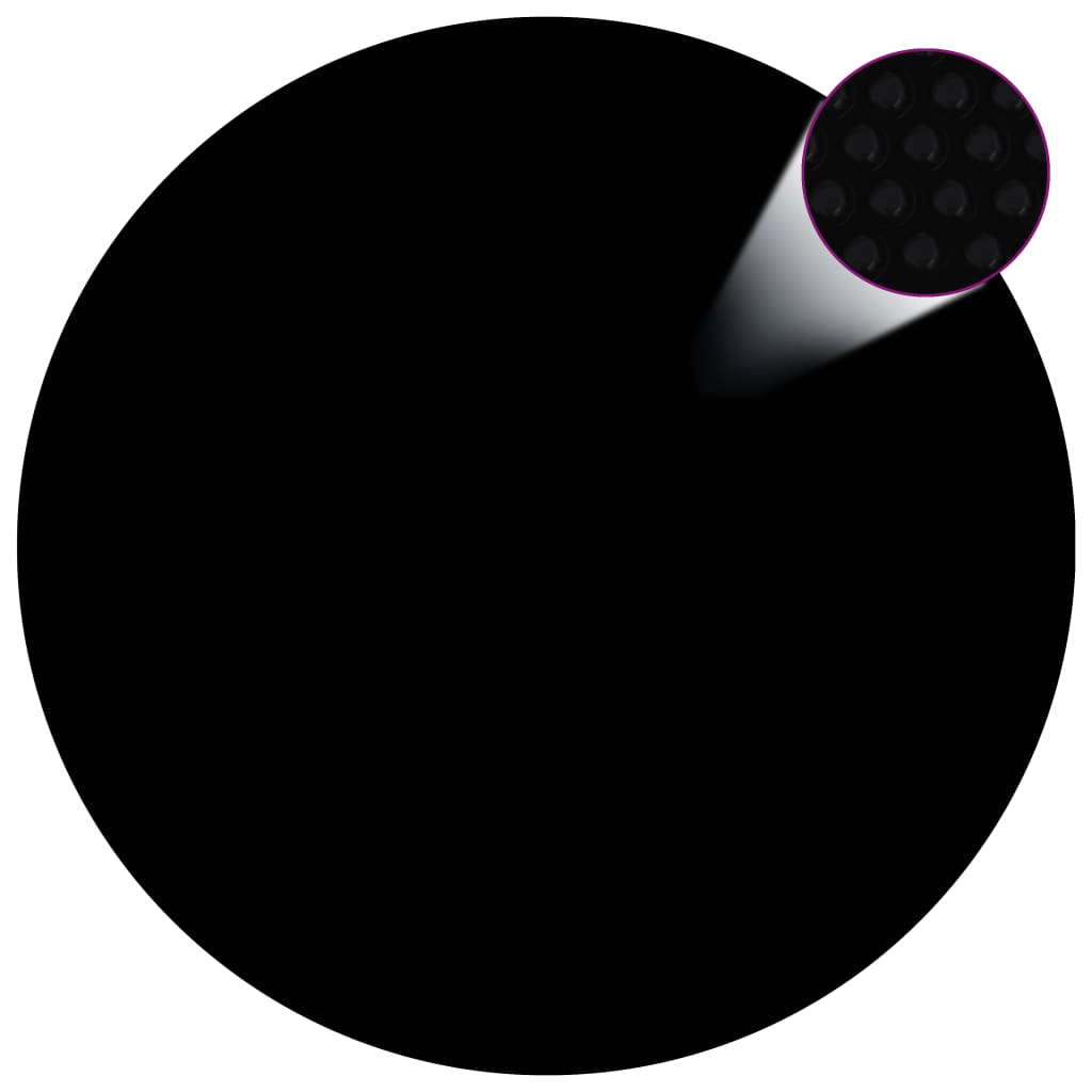 vidaXL Zwembadhoes 210 cm PE zwart