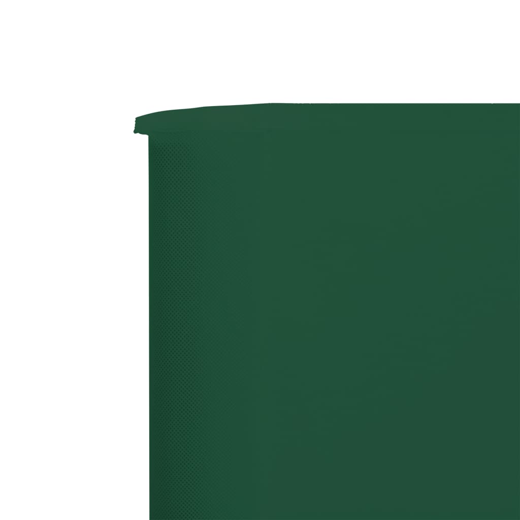vidaXL Windscherm 6-panelen 800x160 cm stof groen