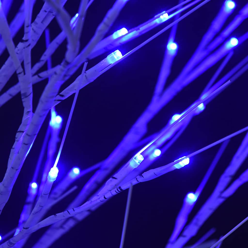 vidaXL Kerstboom wilg met 180 blauwe LED's binnen en buiten 1,8 m