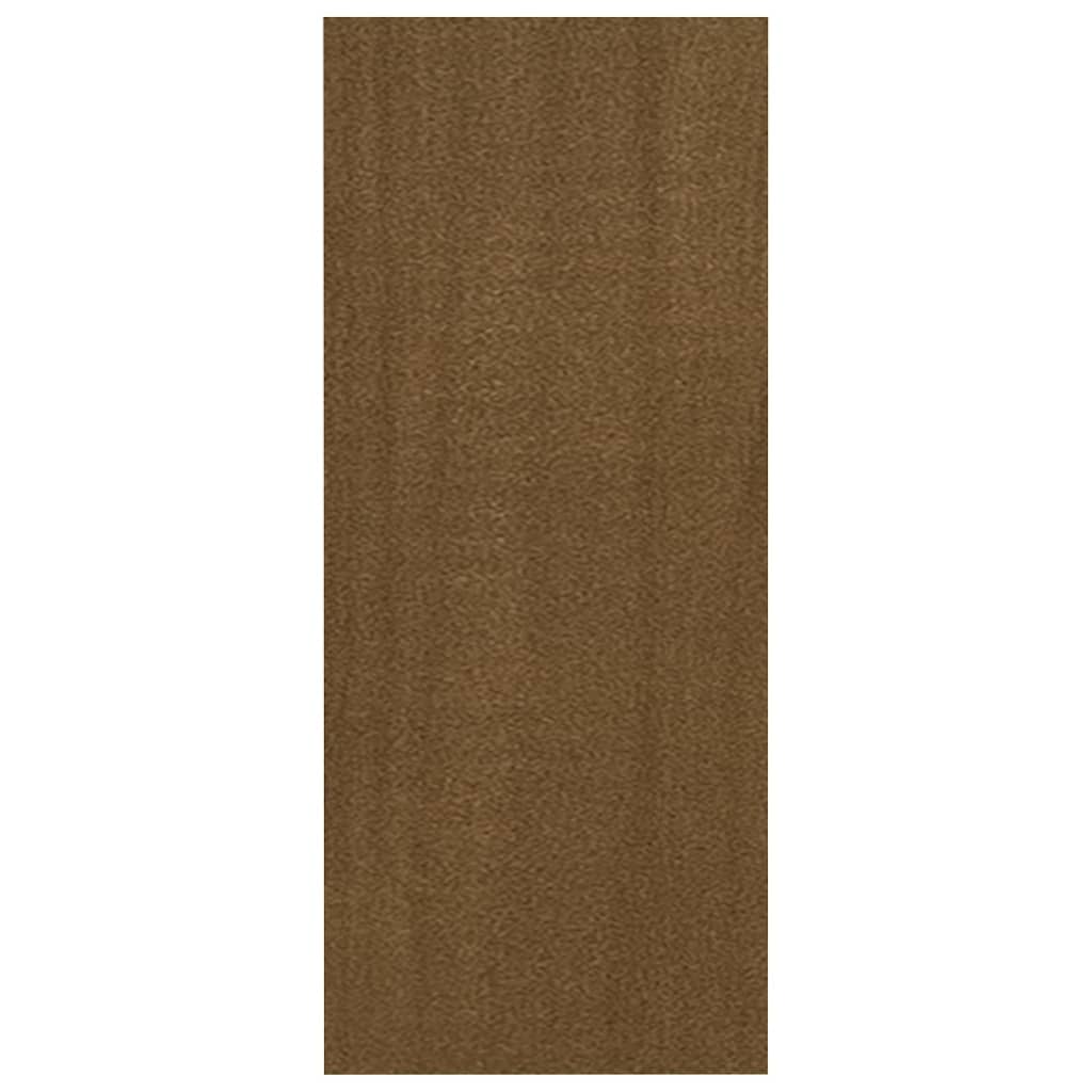vidaXL Boekenkast 40x30x71,5 cm massief grenenhout honingbruin