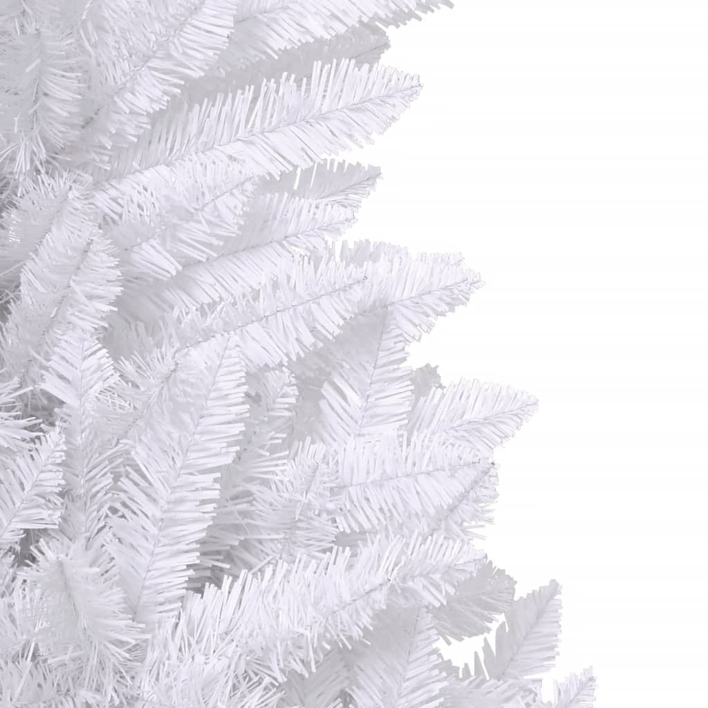 vidaXL Kunstkerstboom met scharnieren en standaard 150 cm wit