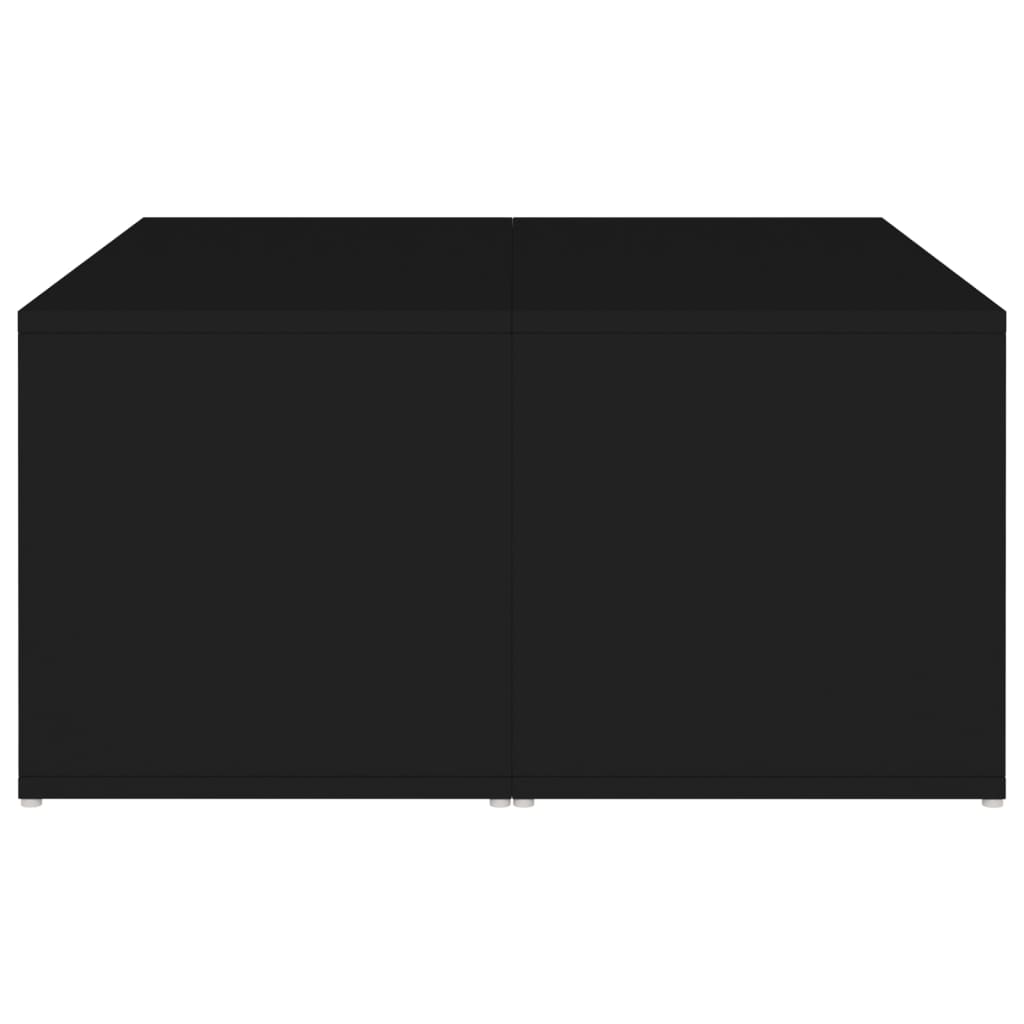 vidaXL Salontafels 4 st 33x33x33 cm bewerkt hout zwart
