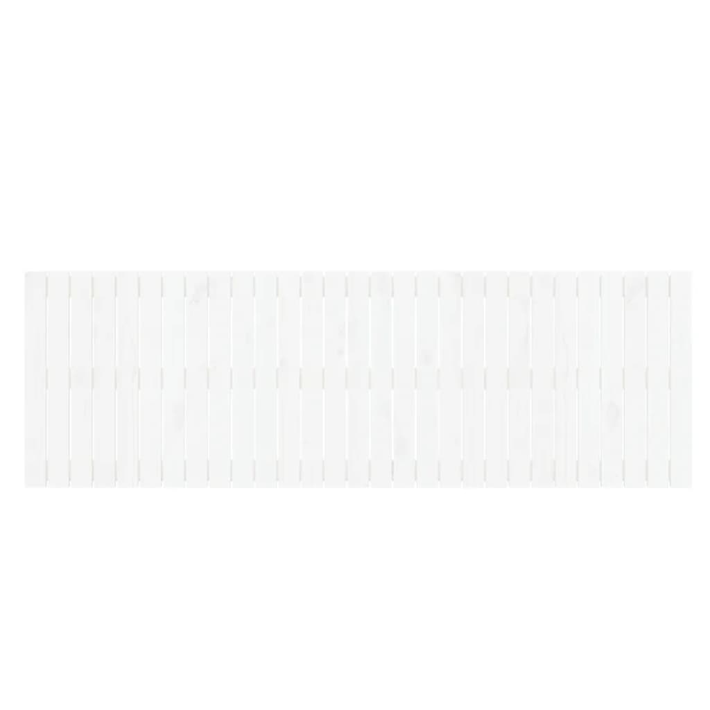 vidaXL Wandhoofdbord 185x3x60 cm massief grenenhout wit