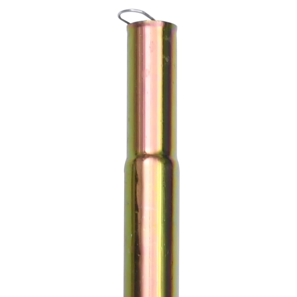 vidaXL Zonneschermpalen 2 st 200 cm gegalvaniseerd staal