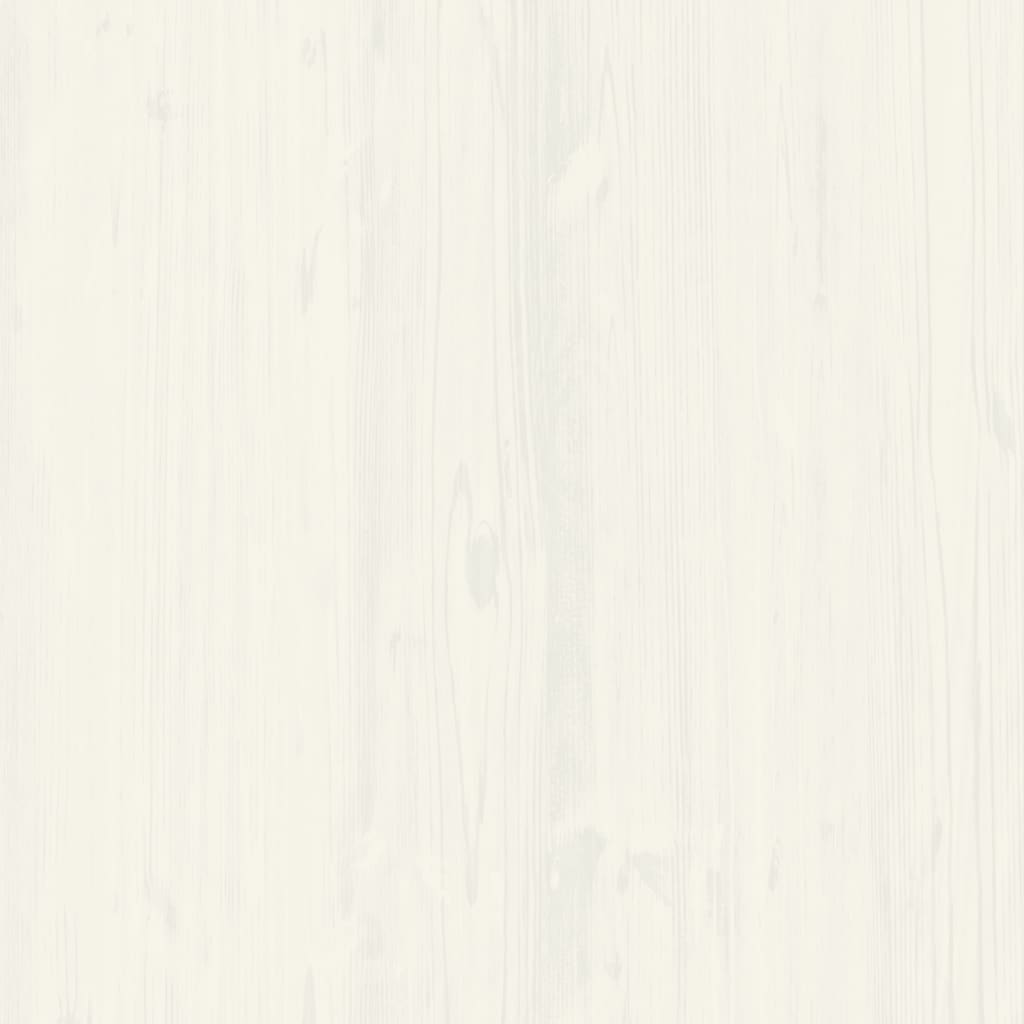 vidaXL Dressoir met lades VIGO 113x40x75 cm massief grenenhout wit