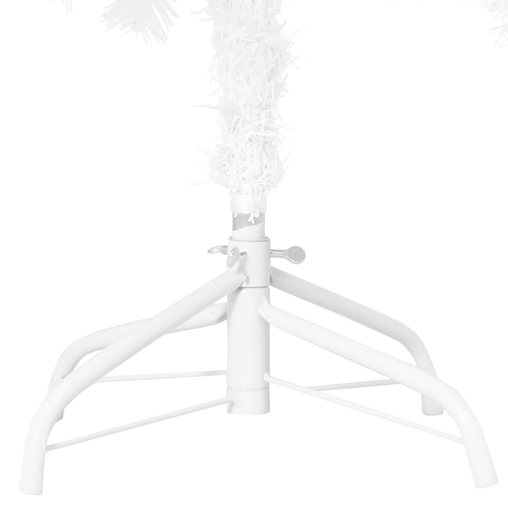 vidaXL Kunstkerstboom met verlichting dikke takken 150 cm wit