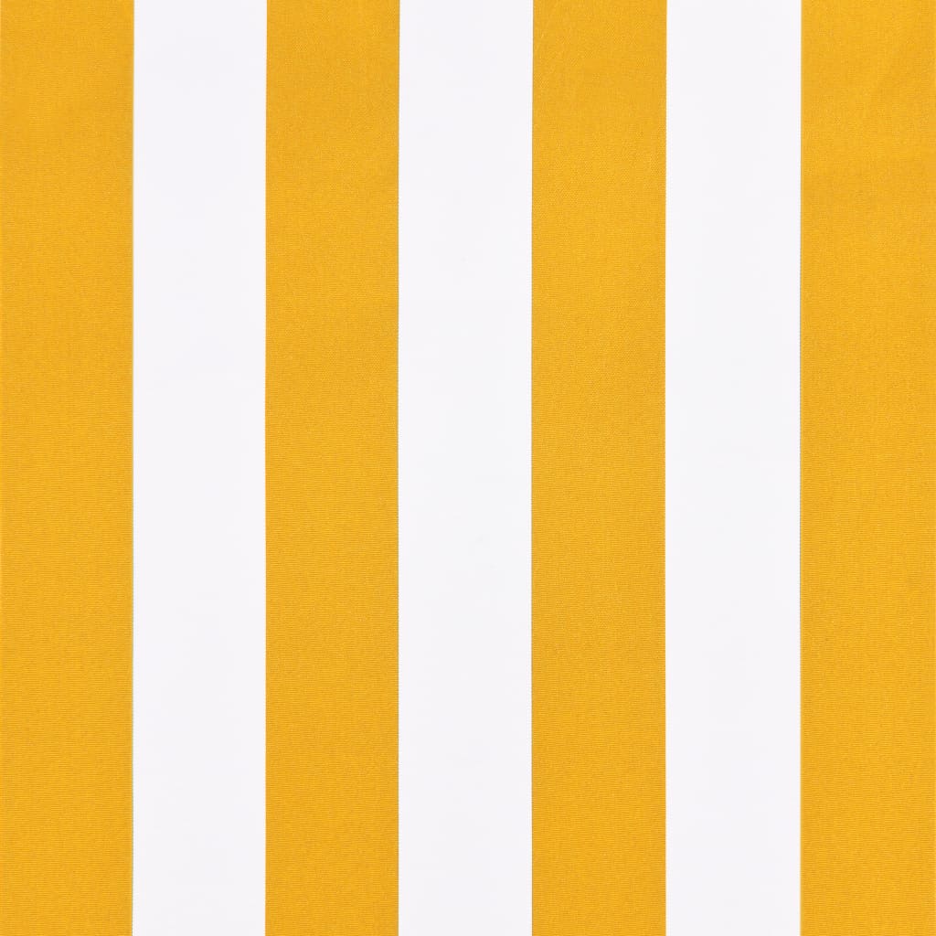 vidaXL Luifel 400x120 cm oranje en wit