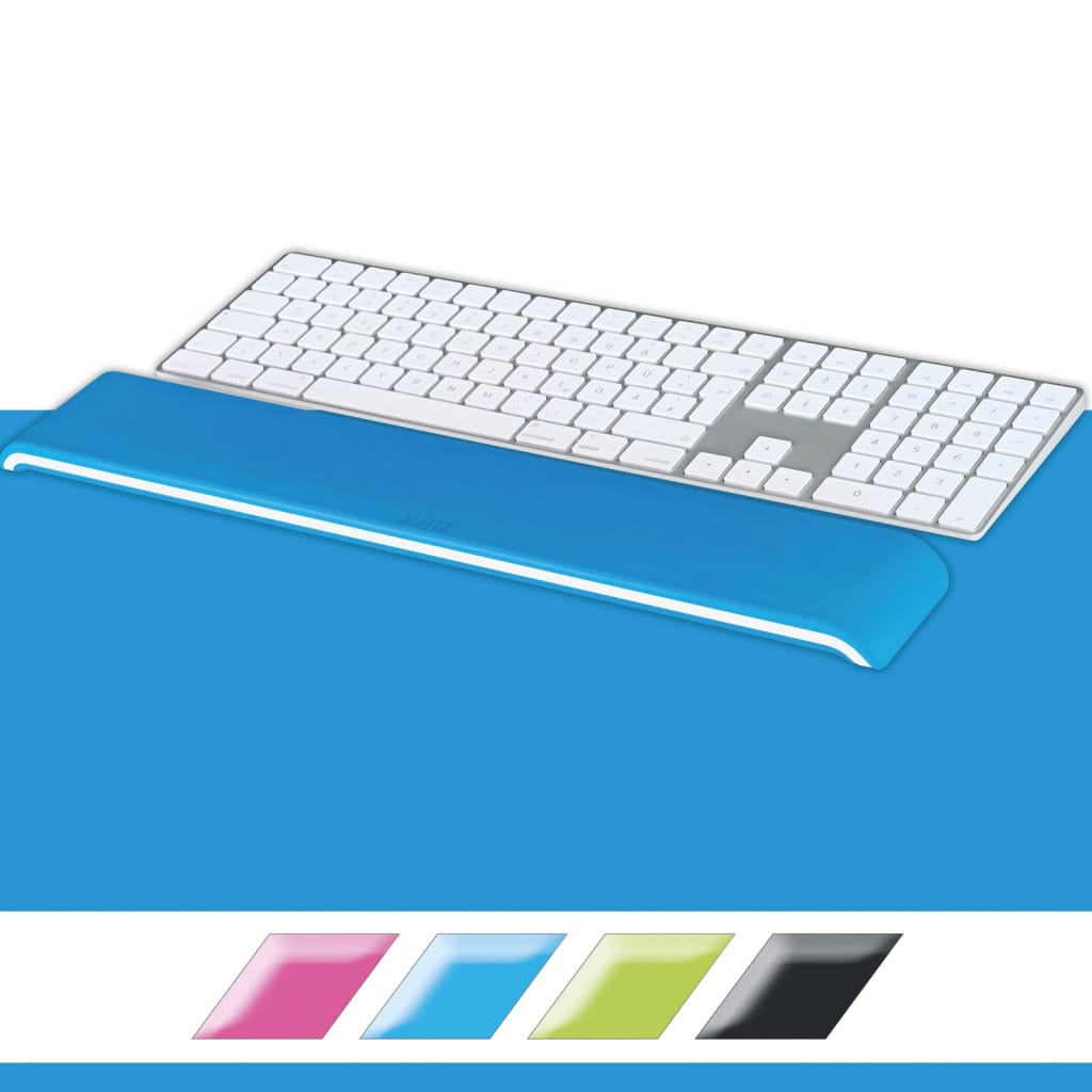 Leitz Polssteun voor toetsenbord Ergo WOW verstelbaar blauw