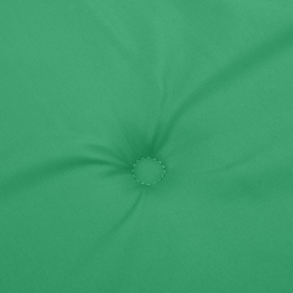 vidaXL Tuinstoelkussens 4 st hoge rug 120x50x3 cm stof groen