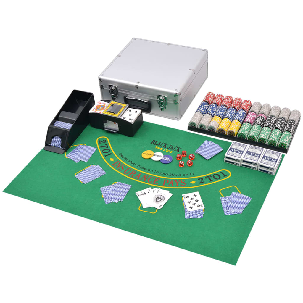 Professioneel poker set 300 chips 11 5 g