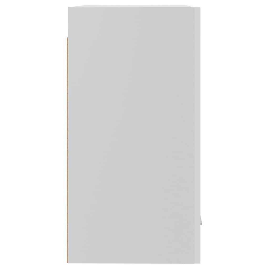 vidaXL Hangkast 39,5x31x60 cm bewerkt hout hoogglans wit