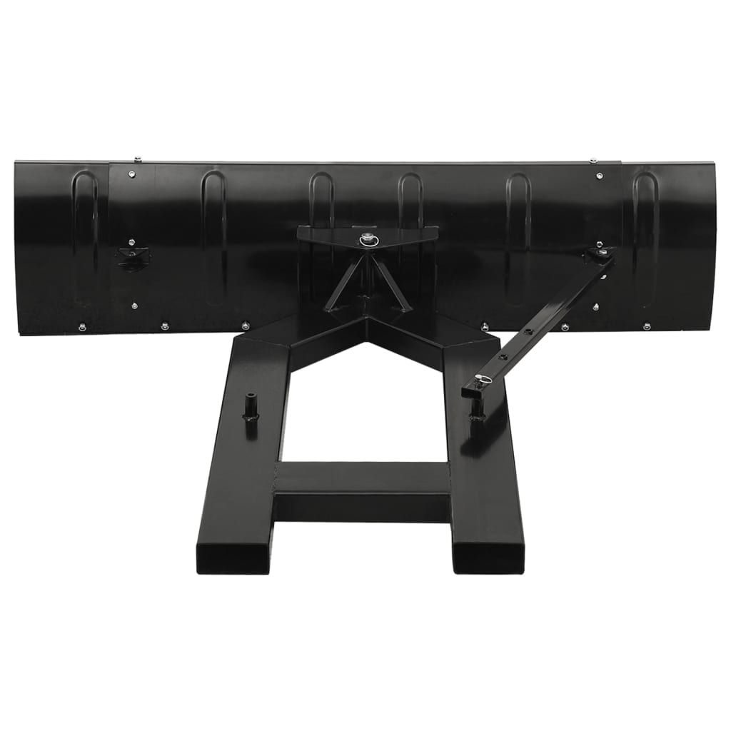 vidaXL Sneeuwploeg voor heftruck 150x38 cm zwart