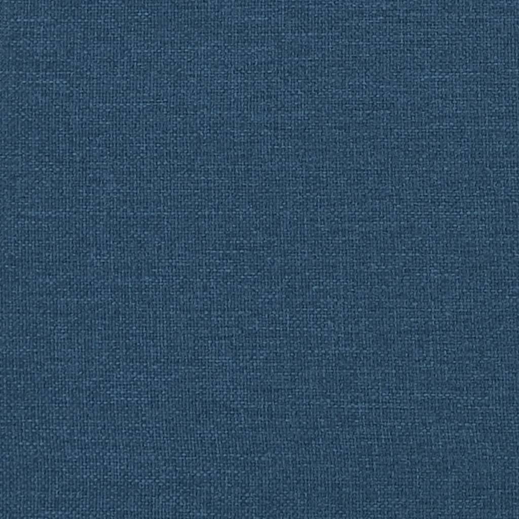 vidaXL 3-delige Loungeset stof blauw