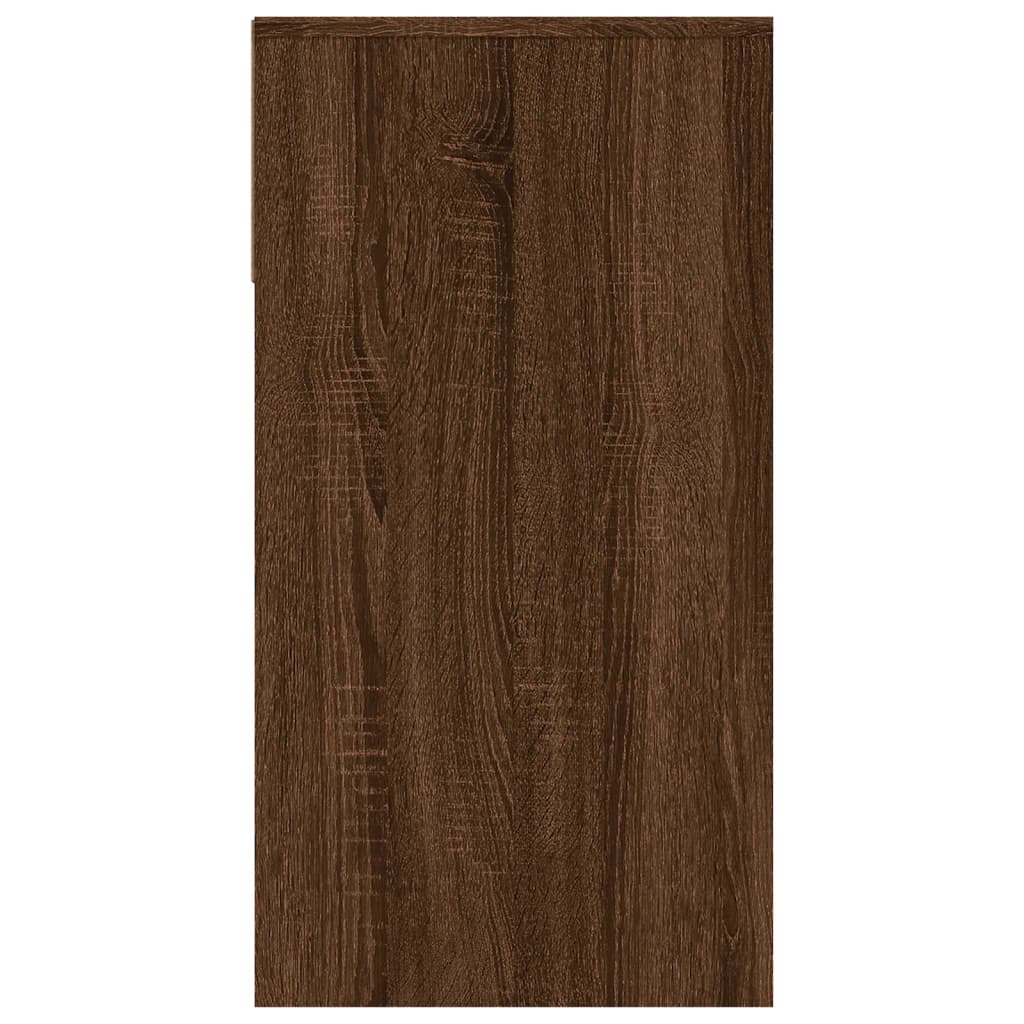 vidaXL Wandtafel 100x39x75 cm bewerkt hout bruin eikenkleur
