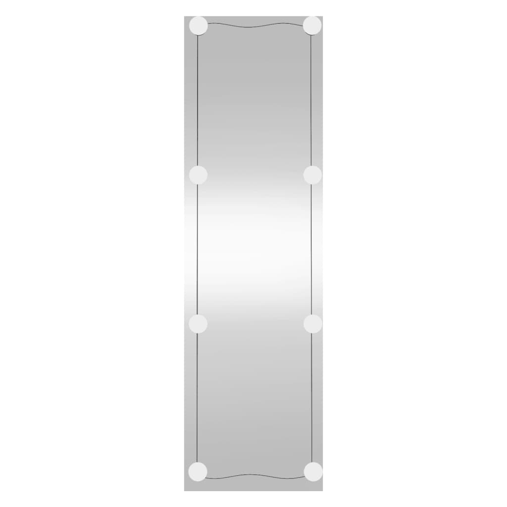 vidaXL Wandspiegel met LED's rechthoekig 30x100 cm glas