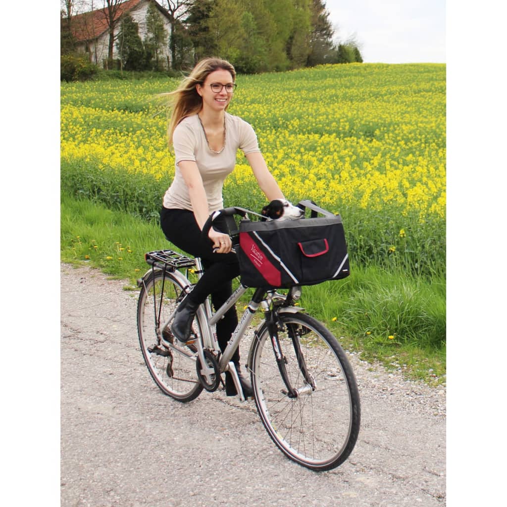 Kerbl Hondenfietsmand Vacation 38x25x25 cm zwart 80595