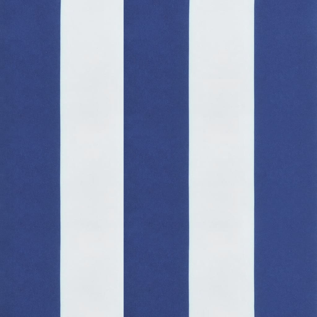 vidaXL Sierkussens 4 st 40x40 cm stof gestreept wit & blauw