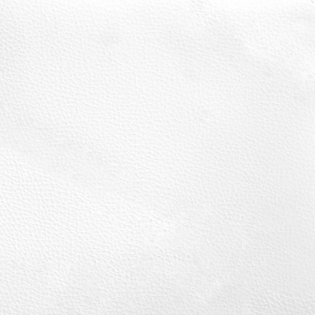 vidaXL Hoofdbordkussen 80 cm kunstleer wit