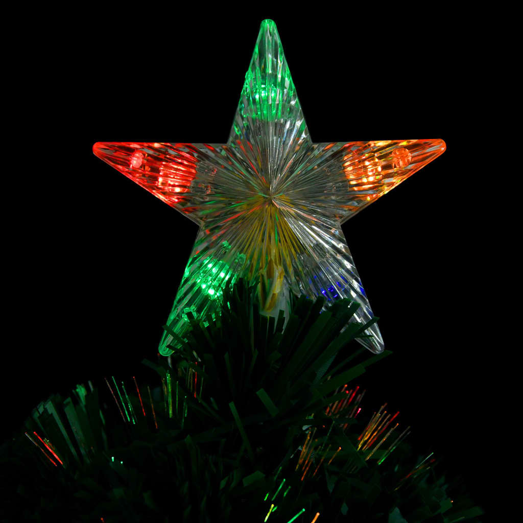 vidaXL Kerstboom met LED en standaard 64 cm glasvezel