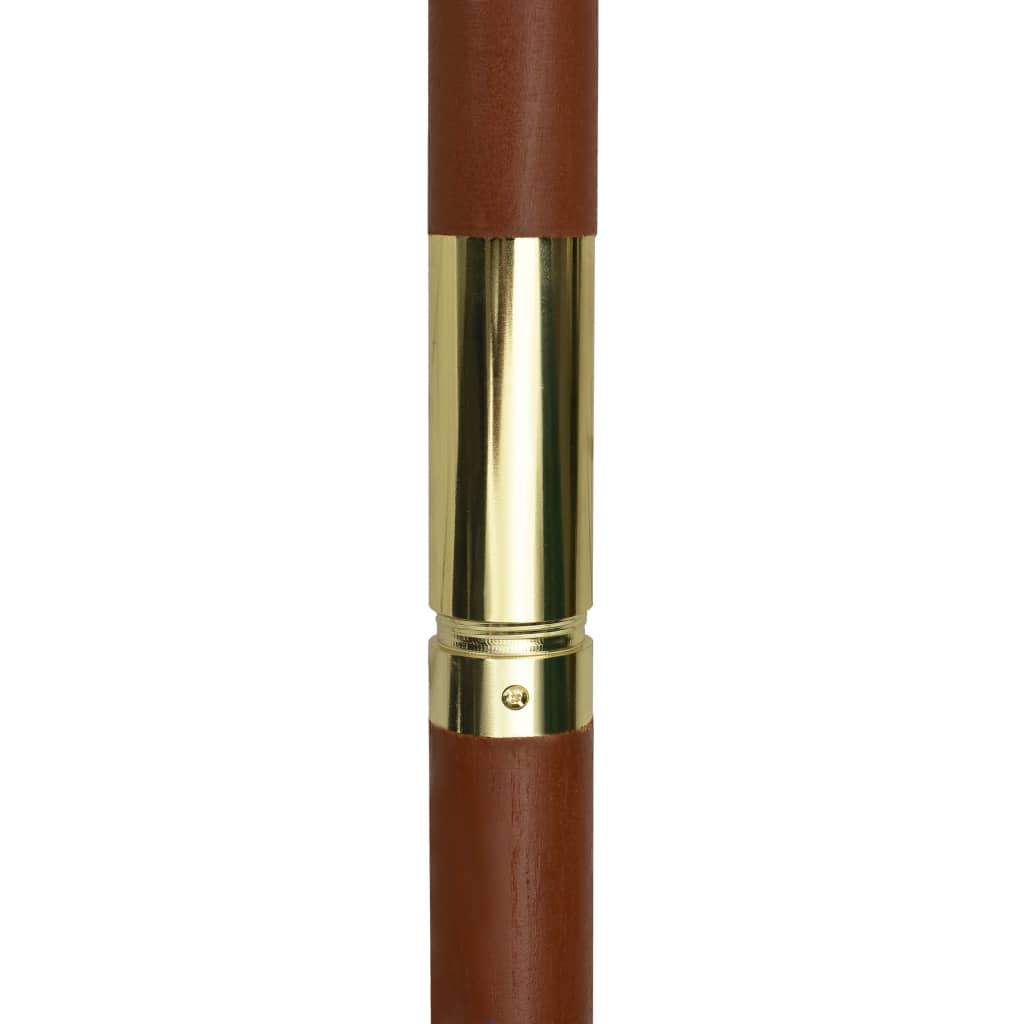 vidaXL Parasol met houten paal 200x300 cm crèmewit
