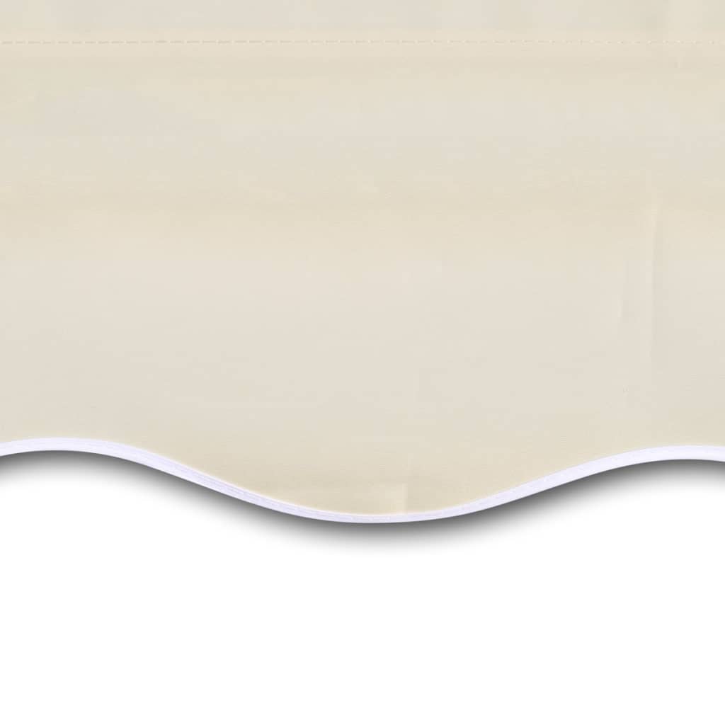 vidaXL Luifel handmatig uittrekbaar 600x300 cm crème