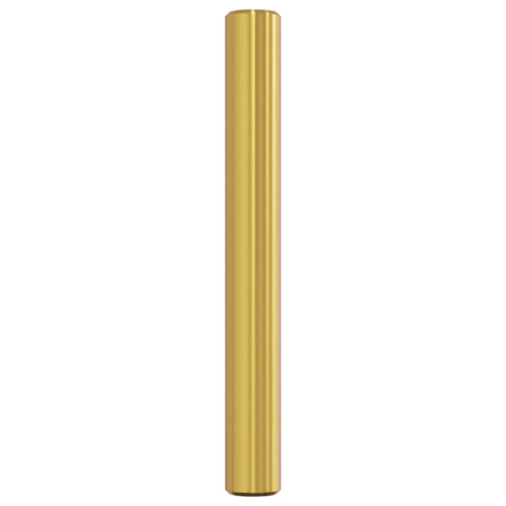 vidaXL Handvatten 10 st 64 mm roestvrij staal goudkleurig