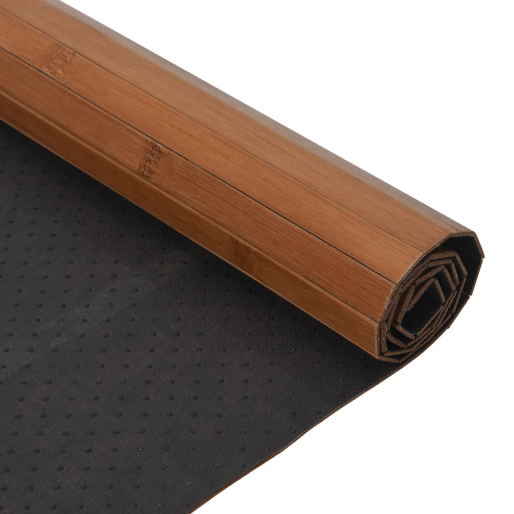 vidaXL Vloerkleed rechthoekig 70x400 cm bamboe bruin