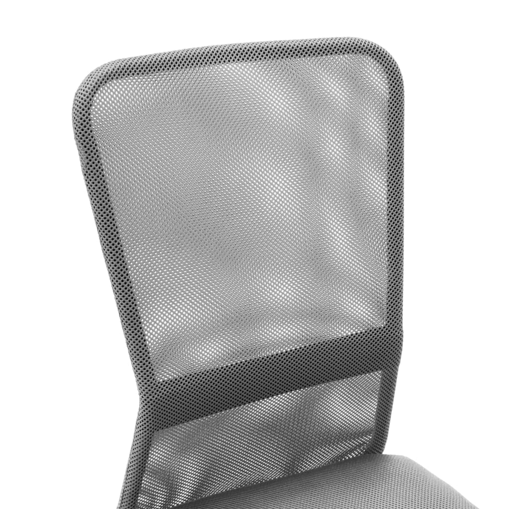 vidaXL Kantoorstoel 44x52x100 cm mesh stof grijs