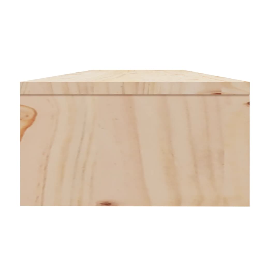 vidaXL Monitorstandaard 100x24x13 cm massief grenenhout