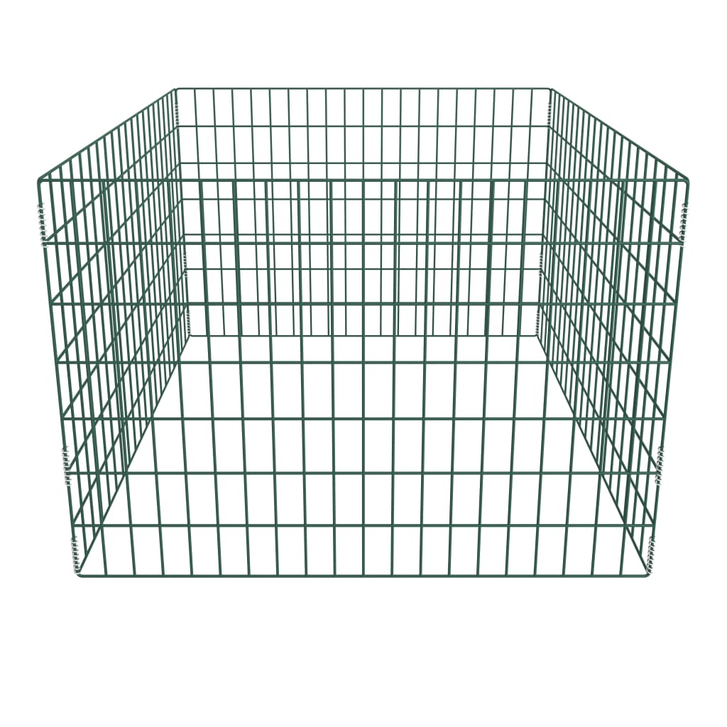 vidaXL Compostbak vierkant 100x100x70 cm mesh