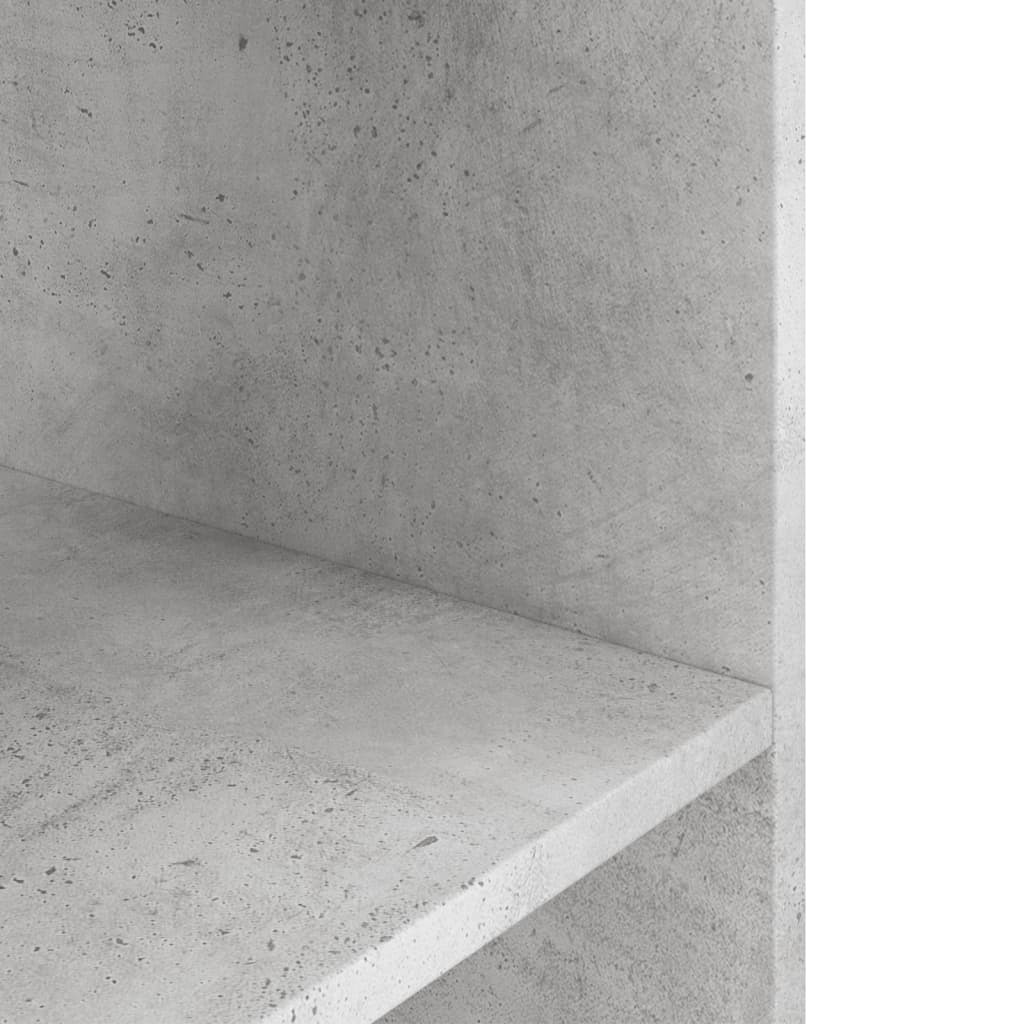 vidaXL Aquariumstandaard 60x30x60 cm bewerkt hout betongrijs