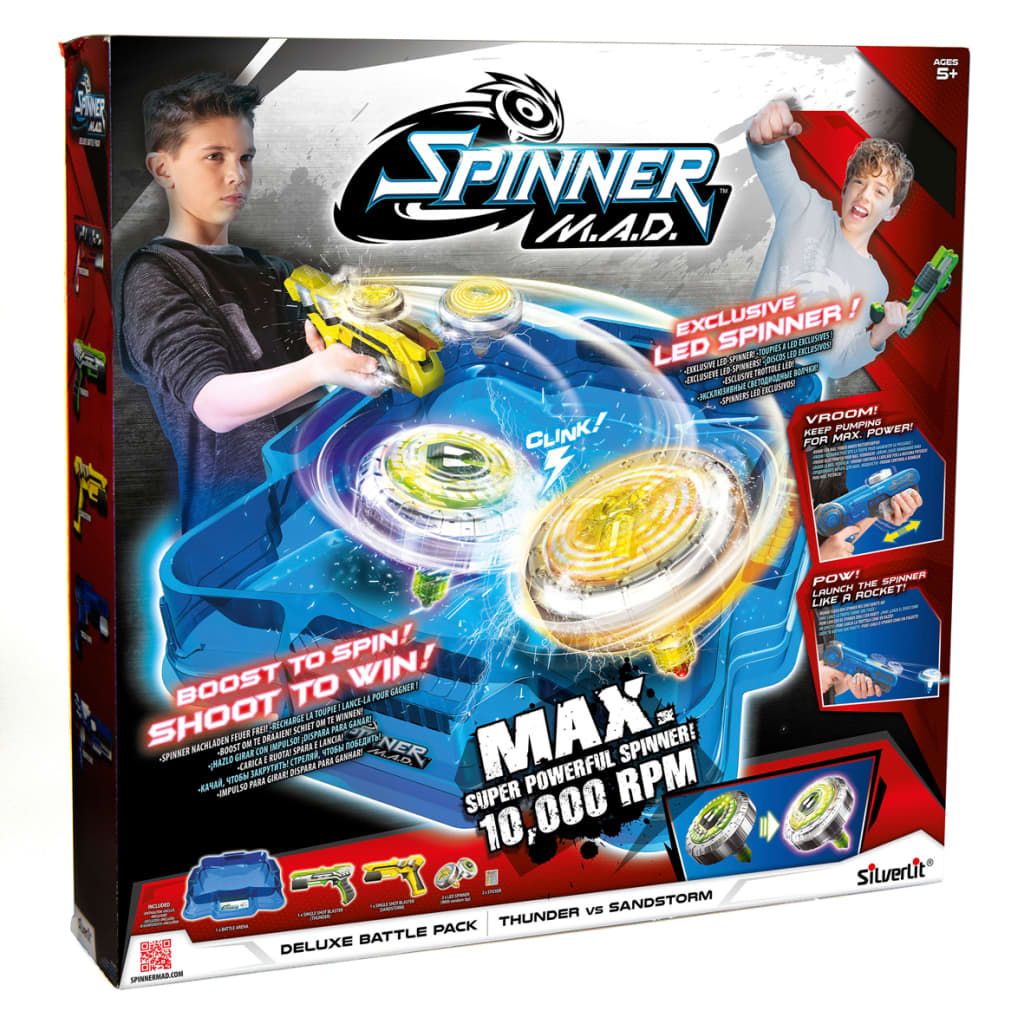 Silverlit Spinner MAD deluxe wedstrijdset