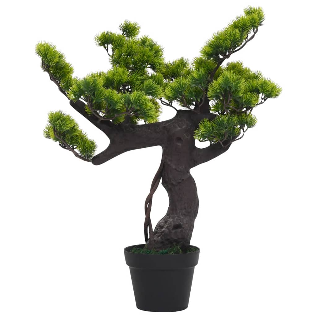 vidaXL Kunstplant met pot pinus bonsai 70 cm groen