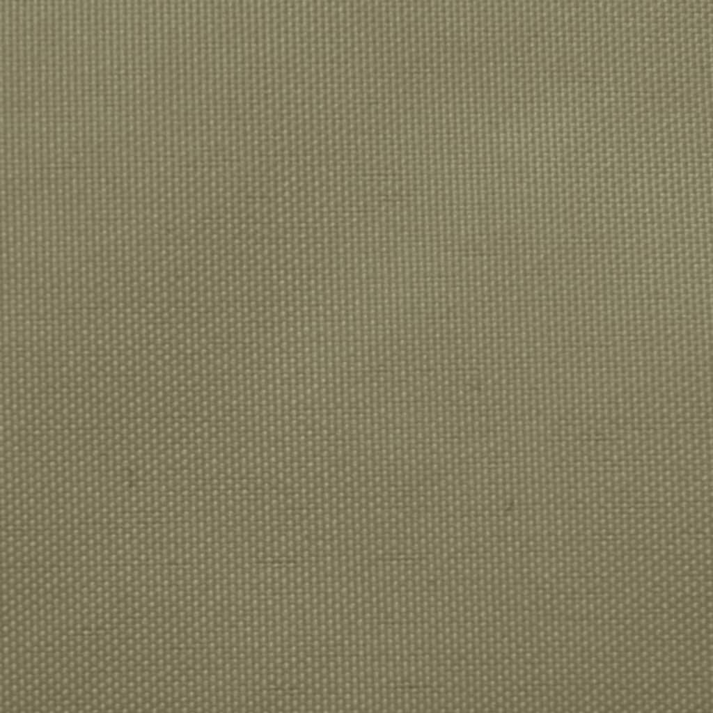 vidaXL Zonnescherm driehoekig 2,5x2,5x3,5 m oxford stof beige