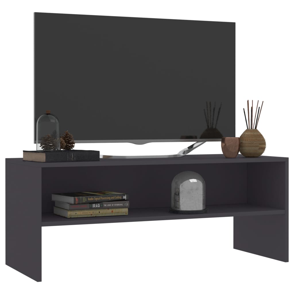 vidaXL Tv-meubel 100x40x40 cm bewerkt hout grijs