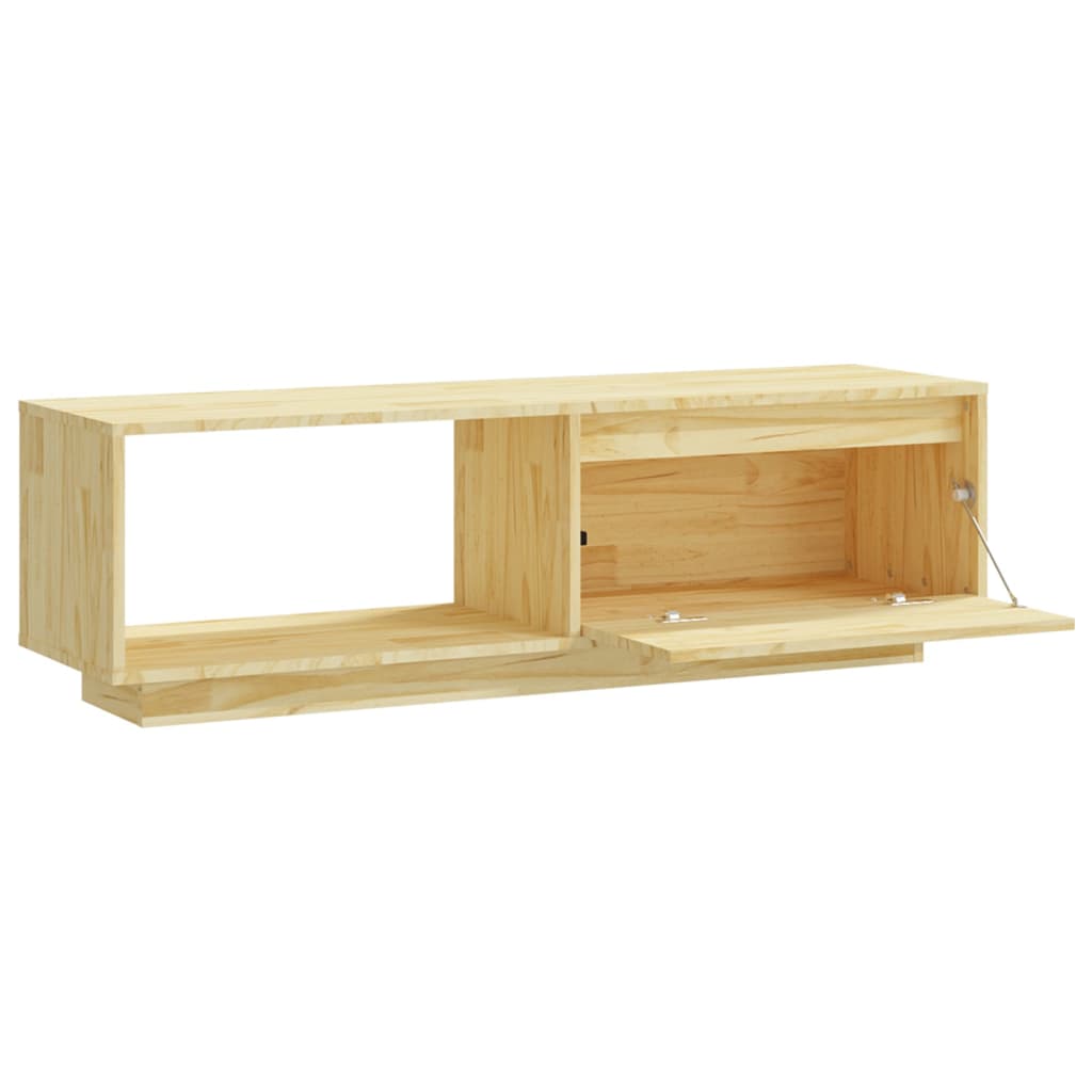 vidaXL Tv-meubel 110x30x33,5 cm massief grenenhout