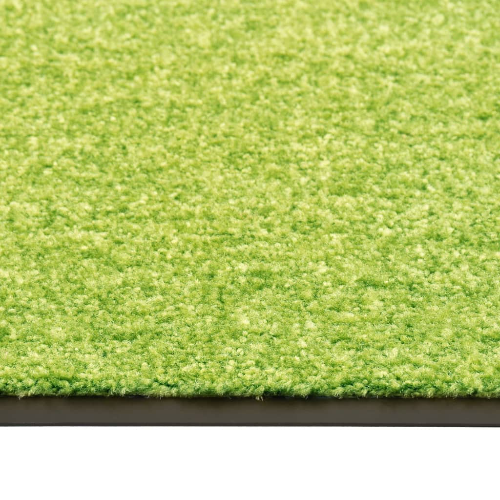 vidaXL Deurmat wasbaar 60x180 cm groen
