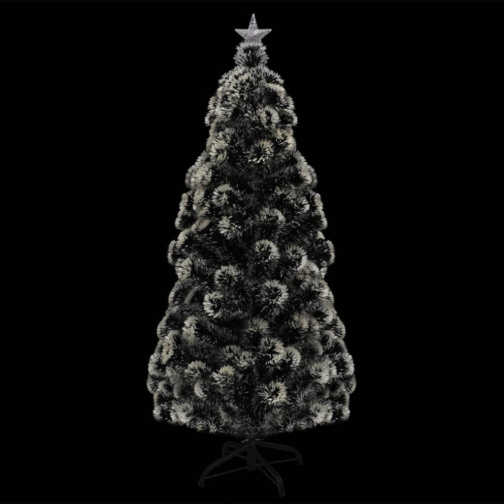 vidaXL Kerstboom met LED en standaard 180 cm glasvezel