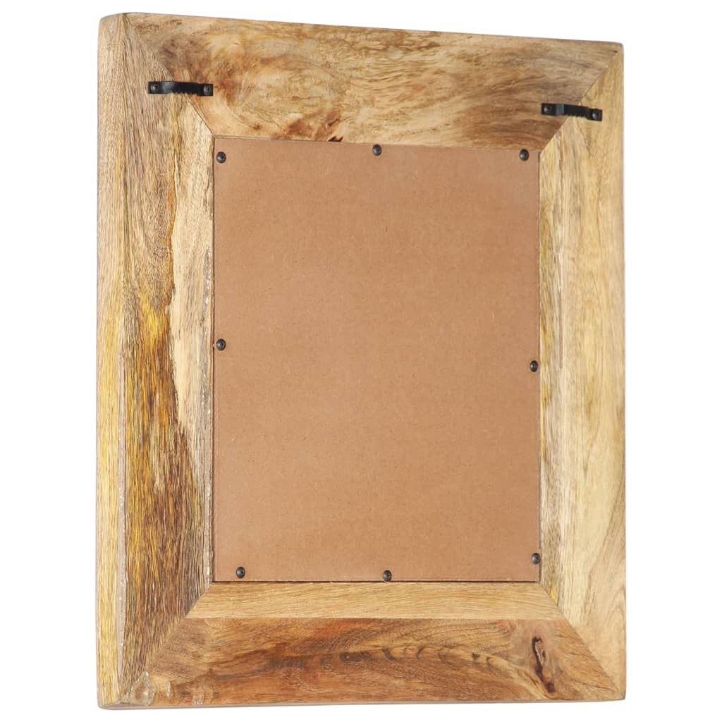 vidaXL Spiegel handgesneden 50x50x2,6 cm massief mangohout