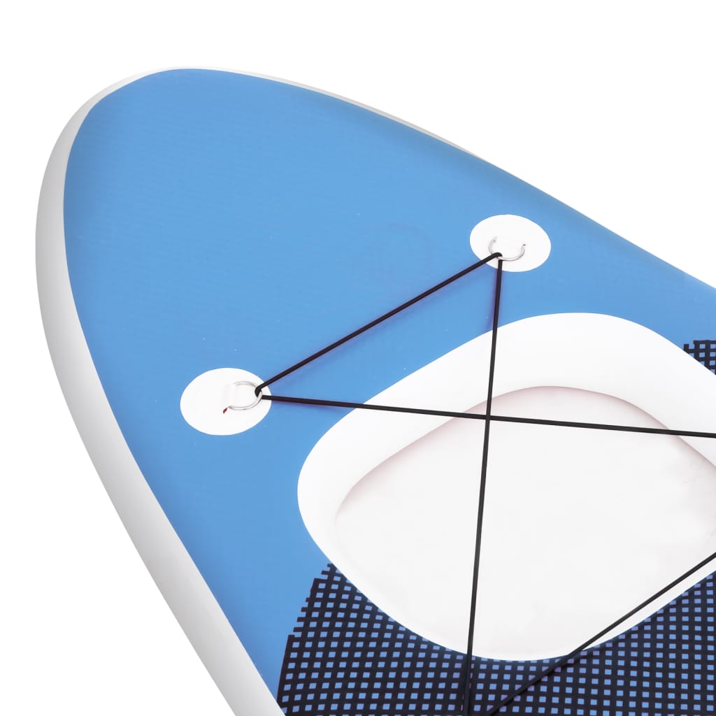 vidaXL Stand Up Paddleboardset opblaasbaar 300x76x10 cm zeeblauw