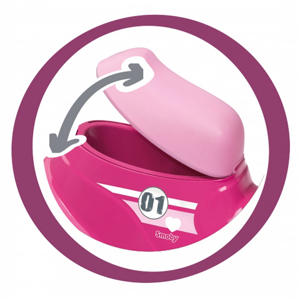 Smoby Loopscooter roze