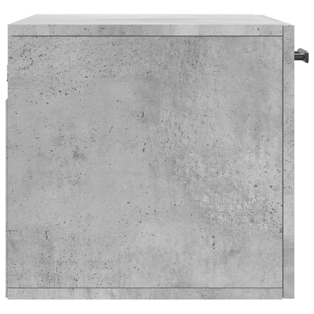 vidaXL Wandkast 60x36,5x35 cm bewerkt hout betongrijs