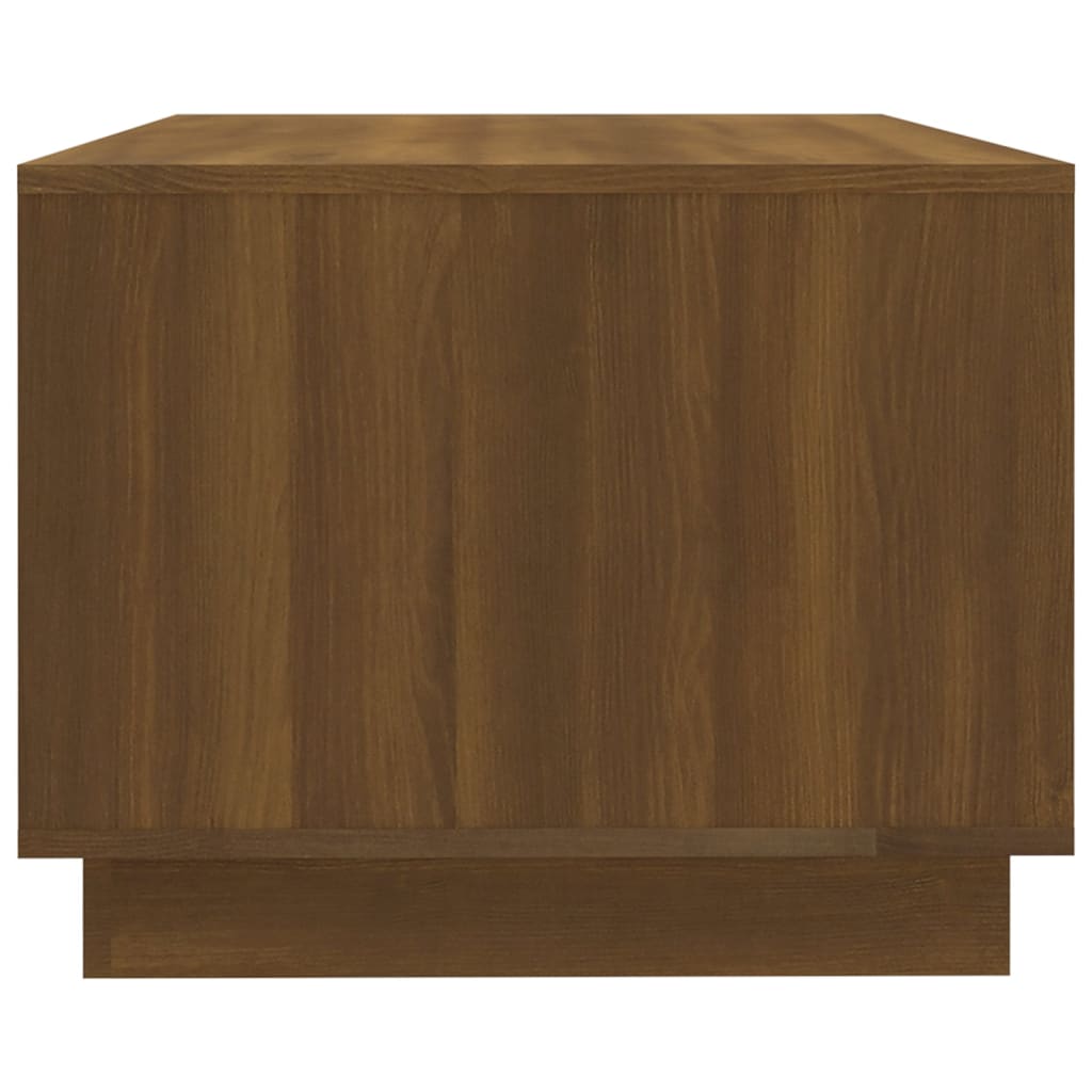 vidaXL Salontafel 102x55x43 cm bewerkt hout bruin eikenkleur