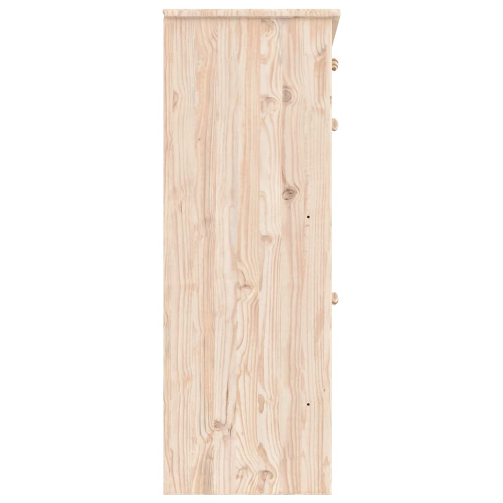 vidaXL Schoenenkast ALTA 77x35x96 cm massief grenenhout