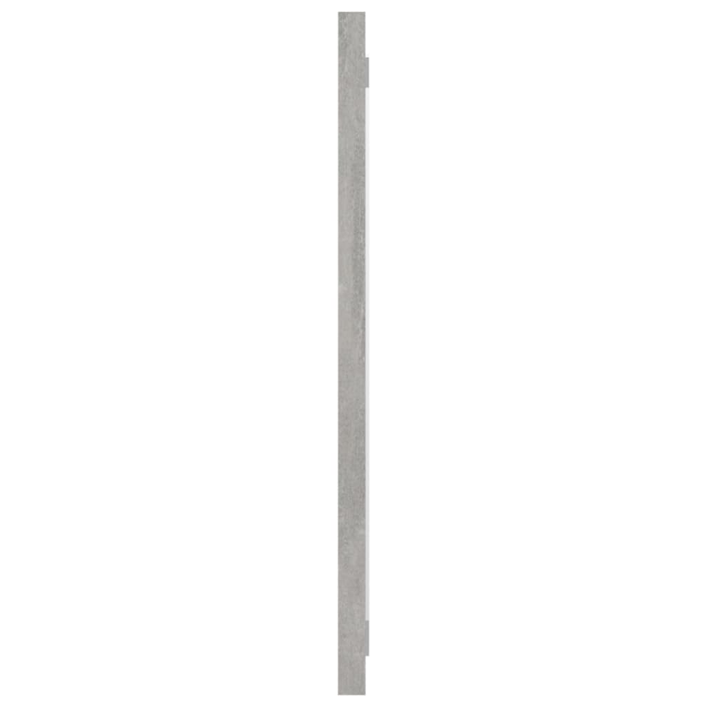vidaXL Badkamerspiegel 80x1,5x37 cm spaanplaat betongrijs