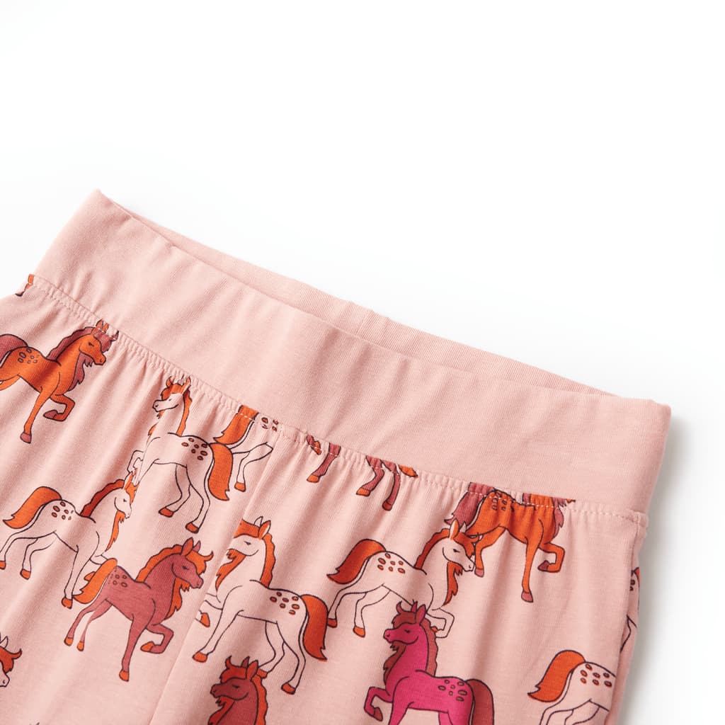 Kinderpyjama met lange mouwen 92 lichtroze