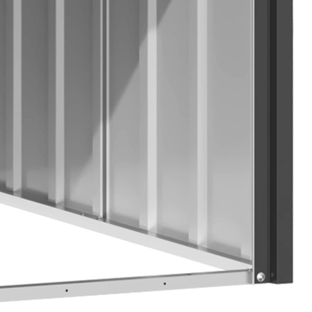 vidaXL Hondenhok 116,5x153x81,5 cm gegalvaniseerd staal antracietkleur