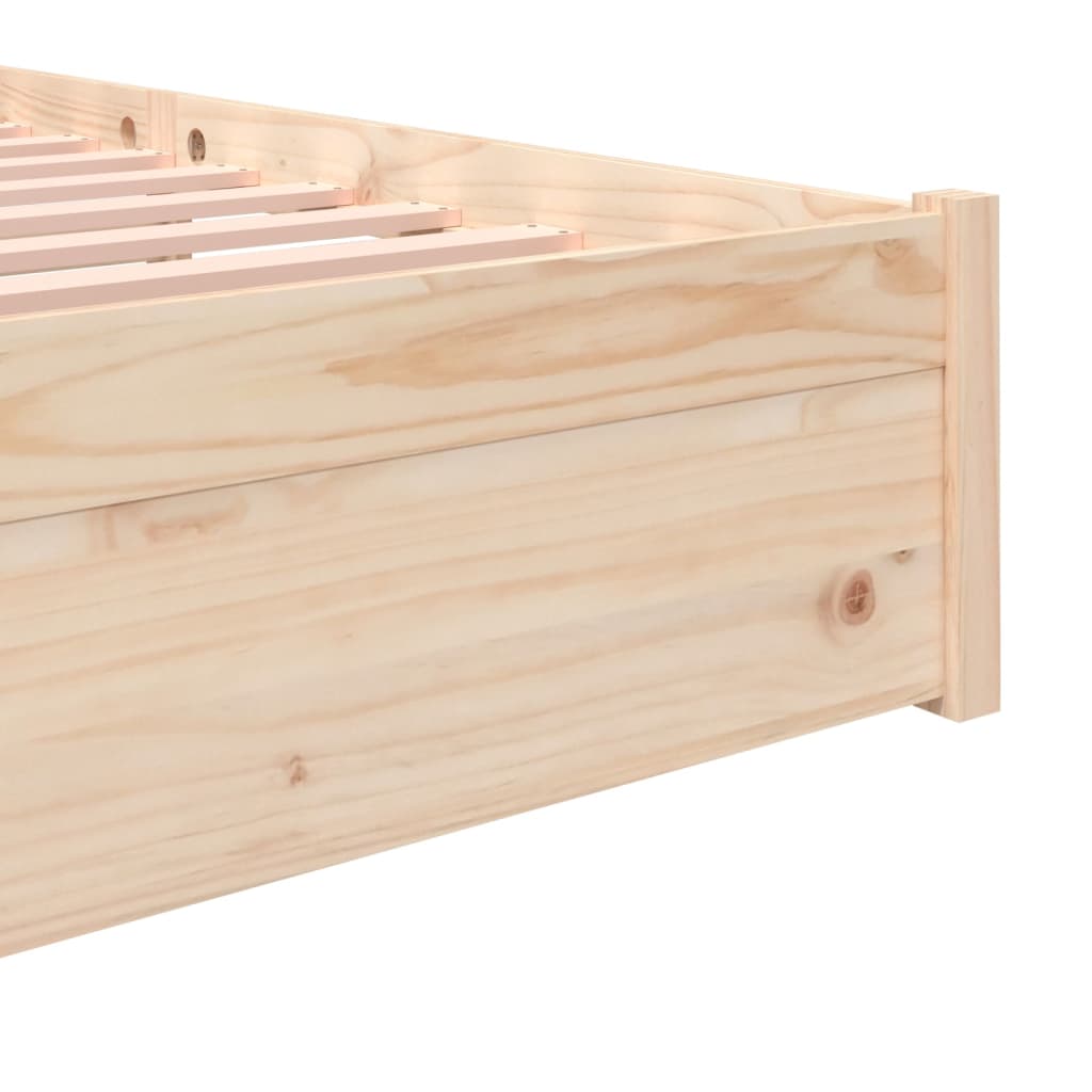 vidaXL Bedframe massief hout 200x200 cm